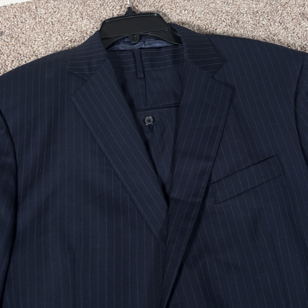 Brooks Brothers 1818 Madison Fit 2 Piece Suit Men's Size 45L 40x29 Saxxon Wool